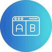 Multivariate Testing Vector Icon