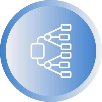 Network Diagram Vector Icon