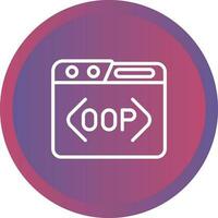 oop vector icono