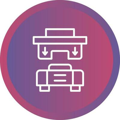 Press Machine Vector Icon