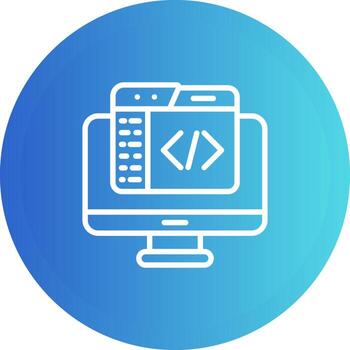 Code Editor Vector Icon