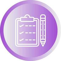 Writing pad Vector Icon