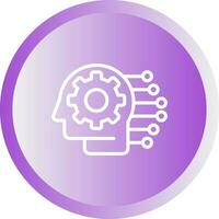 Machine Learning Vector Icon