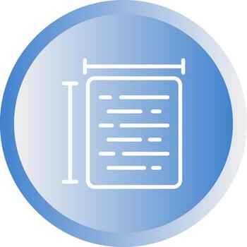 Document Size Vector Icon