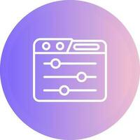 Control Panel Vector Icon