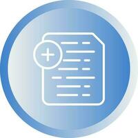 Document Insert Icon Vector Icon