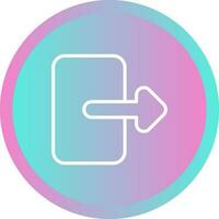 Exit Vector Icon
