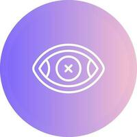 Eye Crossed Vector Icon
