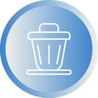 Trash bin Vector Icon