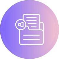 Document Insert Audio Vector Icon