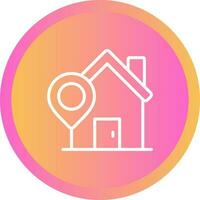 Home Location Vector Icon