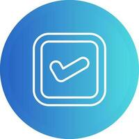 Checkbox Vector Icon
