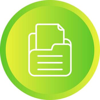 Folder with documents Vector Icon