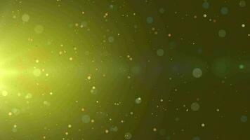 Abstract motion background shining gold particles stars sparks wave movement loop video