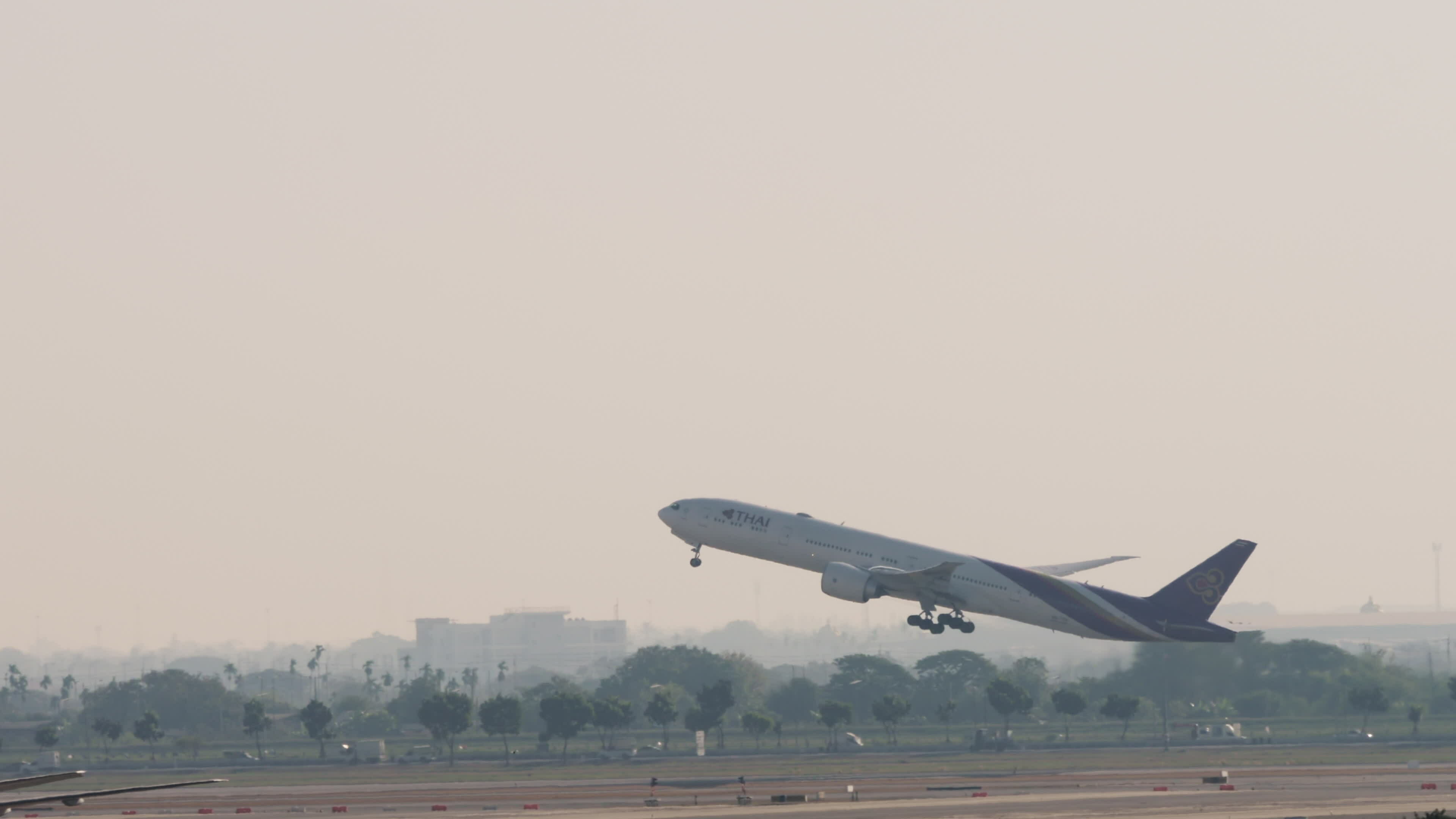 BANGKOK, THAILAND JANUARY 21, 2023 - Boeing 777 of Thai Airways