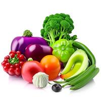 vegetables isolated green pack photo