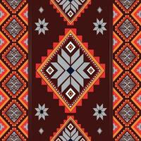 Geometric ethnic pattern. Navajo, Western, American, African,Aztec motif, traditional style. Design for background, wallpaper, clothing, wrapping, Batik, fabric,tile, and prints. Vector illustration.