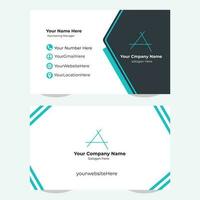 creative business card template design vector