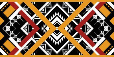 Geometric ethnic pattern. Navajo, Western, American, African,Aztec motif, traditional style. Design for background, wallpaper, clothing, wrapping, Batik, fabric,tile, and prints. Vector illustration.