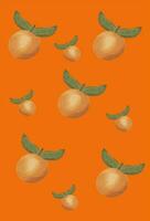 Orange Citrus Bright Pattern Background for wallpapaers, print products like invitation, wrapping paper and other decoration photo