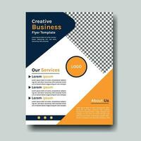 folleto de negocios creativos vector