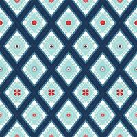 Geometric ethnic pattern design for asian fabric , clothing, fabric, batik, knitwear, embroidery, Ikkat, pixel pattern. vector