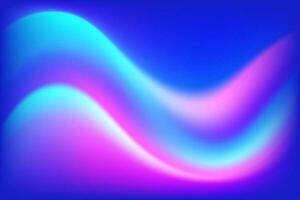 Trendy Gradient Wave Background vector