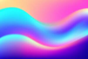 Trendy Gradient Wave Background vector