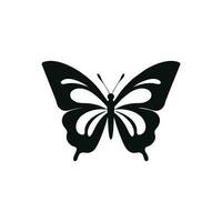 Butterfly silhouette icons. Vector Illustrations.