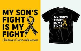 Childhood cancer awareness t-shirt design, quotes, september is national childhood cancer awareness month t-shirt, typography tshirt vector Graphic, Fully editable and printable vector template