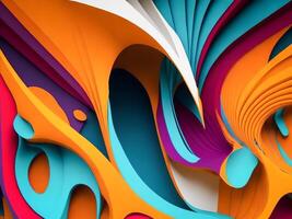 Abstract Background with Vibrant Colors and Artistic Patterns for Modern Designs, photo