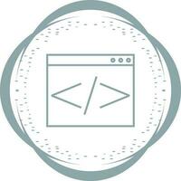 Html Coding Vector Icon