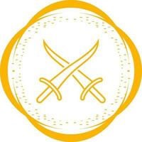 Sword Fighting Vector Icon