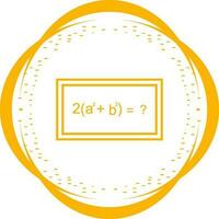 Solving Formula Vector Icon