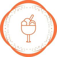 Icecream goblet Vector Icon