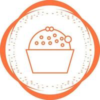 Cup Cake Vector Icon