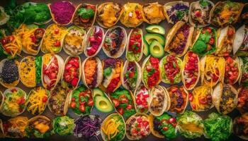 levitando guacamole triunfos como gastrónomo vegetariano aperitivo generado por ai foto