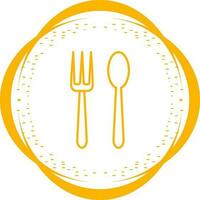 Spoon and Fork Vector Icon