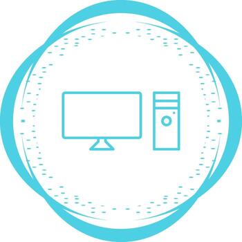 Computer Vector Icon