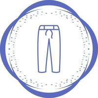 icono de vector de pantalones