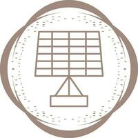 icono de vector de panel solar