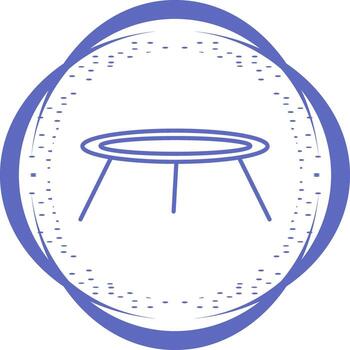 icono de vector de mesa