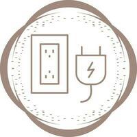 Plug and Socket Vector Icon