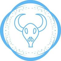 Bull Horns Vector Icon