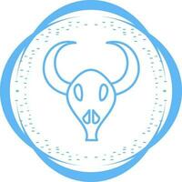 Bull Horns Vector Icon