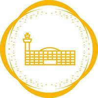 icono de vector de edificio de aeropuerto