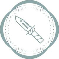 icono de vector de cuchillo