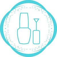 icono de vector de esmalte de uñas