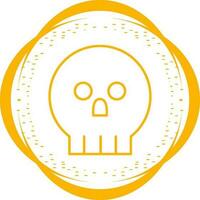 icono de vector de calavera pirata