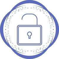 Open Lock Vector Icon Vector Icon